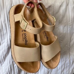 Papillio By Birkenstock Glenda Wedge Sandal size 40